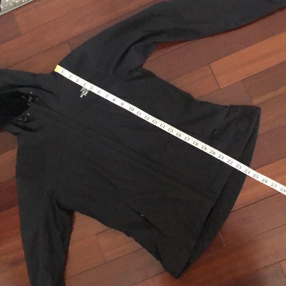 The north face black fleece lined fitted zipper pockets jacket - Picture 11 of 14